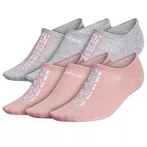 NWT!!  Adidas Superlite Linear Super-No-Show Socks 6 Pair